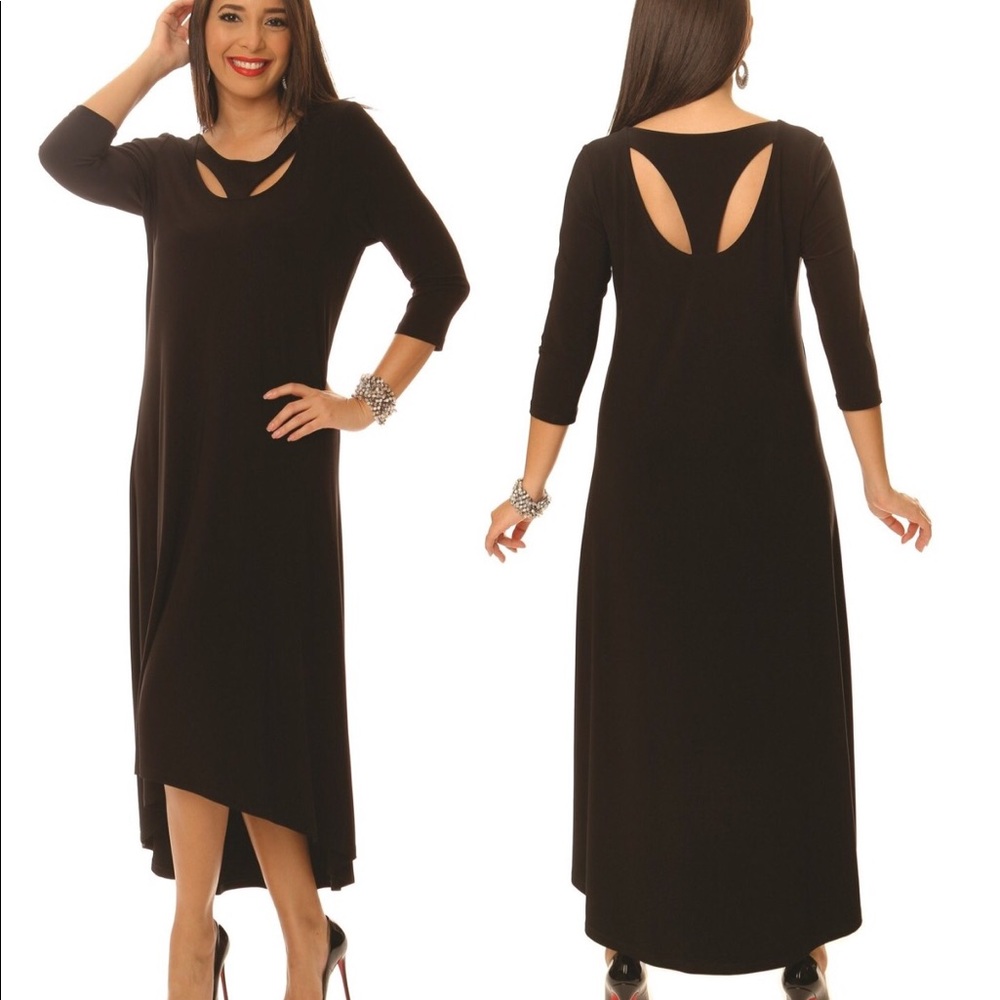 Black Jersey Dress